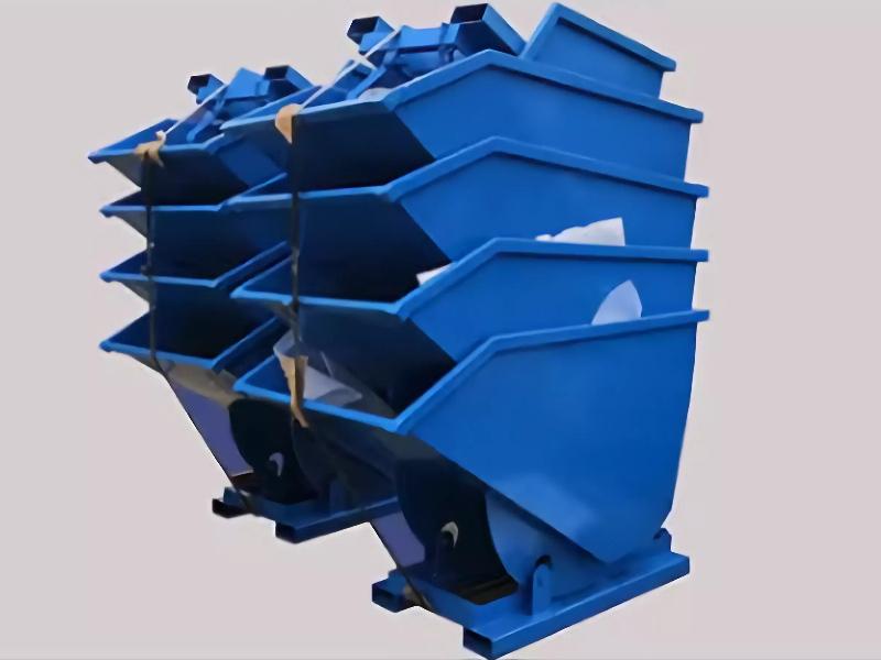 Waste Forklift Tipping  Metal Steel Bin Collection