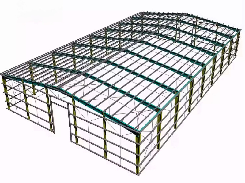 steel structure building drawing