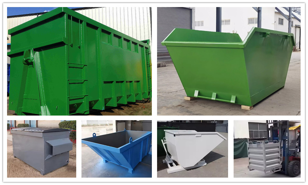 Waste Management Galvanized Steel Stackable Skip Bin