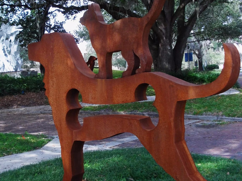 corten steel sculptures